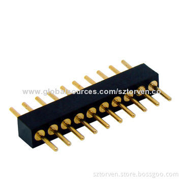 Pin Header, Machined, 1.778mm Pitch, 02-40 Pins Straight Type